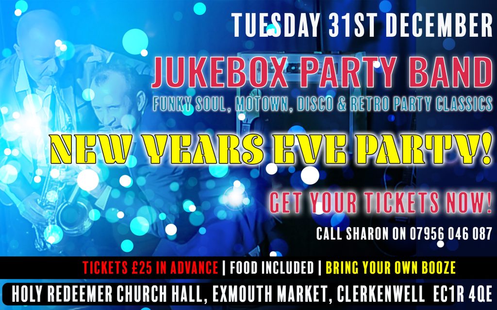 New Years Eve Party in Clerkenwell with the Jukebox Party Band